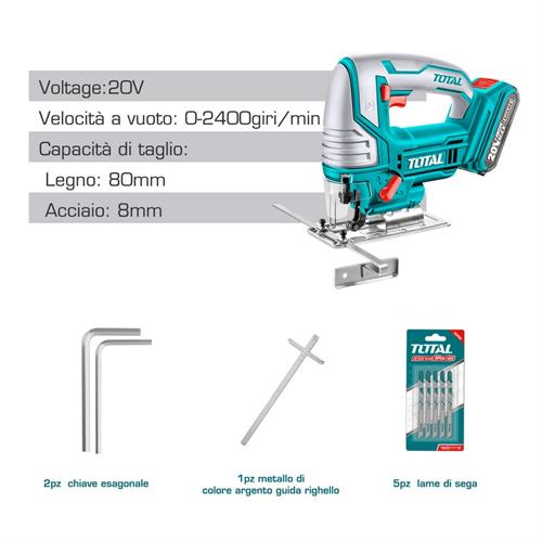 Seghetto Alternativo + 5 Lame - One Battery