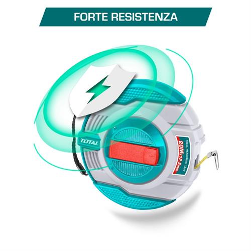 Flessometro Acciaio 20m*12,5mm