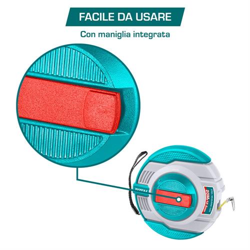 Flessometro Acciaio 20m*12,5mm