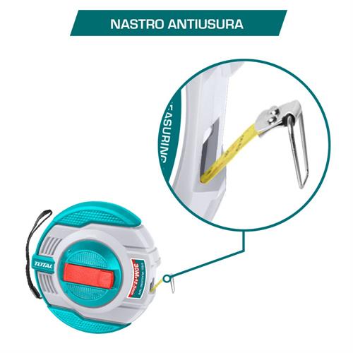 Flessometro Acciaio 30m*12,5mm
