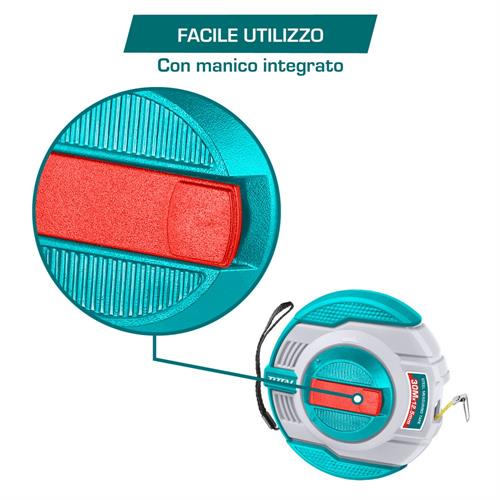 Flessometro Acciaio 30m*12,5mm