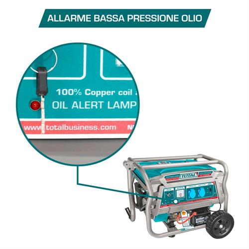 Generatore di Corrente Carrellato - 3,5 Kw