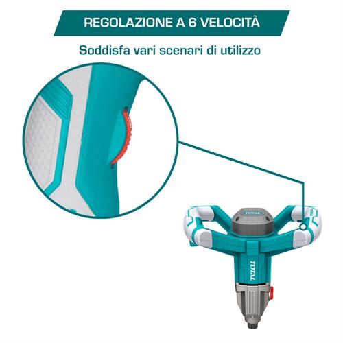 Trapano Miscelatore 1400W - Industrial