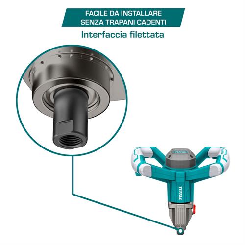 Trapano Miscelatore 1400W - Industrial