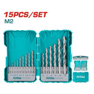 Set 15 Punte HSS M2 - Metallo - Industrial