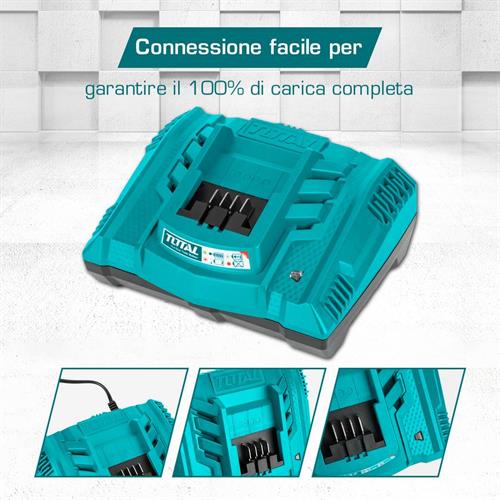 Caricabatteria rapido 4Ah - 20V