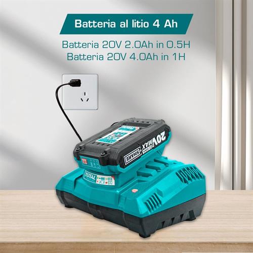 Caricabatteria rapido 4Ah - 20V