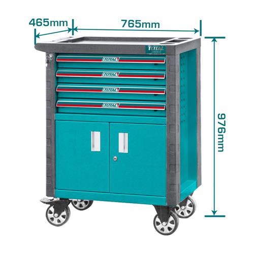 Carrello Porta Attrezzi - 4 Cassetti