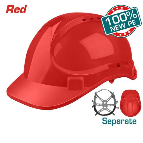 Casco di Sicurezza - Colore Rosso