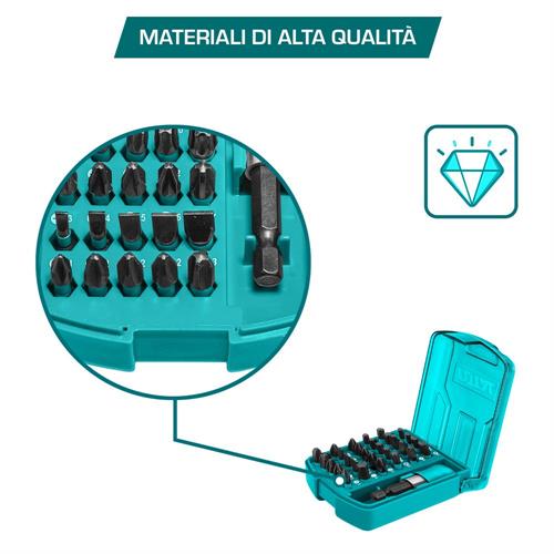 Set da 30 Punte per Avvitatore a Impulsi