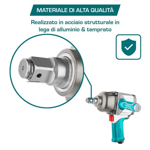 DEMA Avvitatore A Percussione Ad Aria Compressa Set 1/4" - 10-40 Nm Con Valigia Metallica