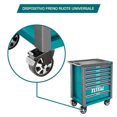 Carrello Porta Attrezzi - 7 Cassetti