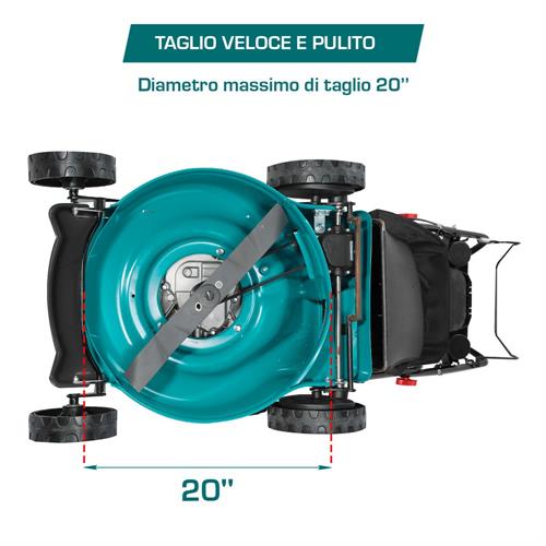 Tosaerba a Benzina 4.8HP 196CC - Industrial