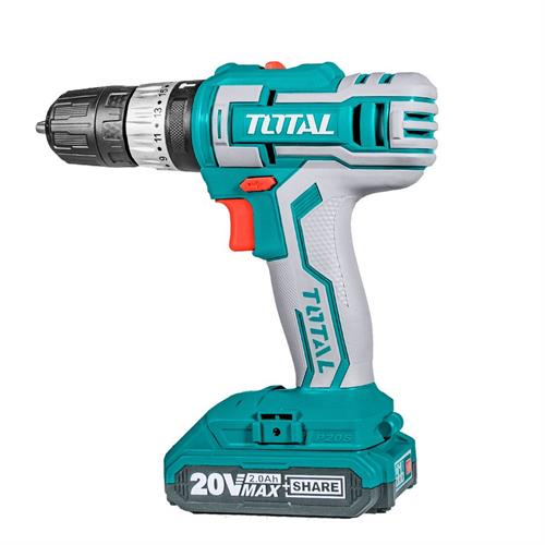 Trapano a Percussione 20V- 45 Nm con Batteria e 4 Punte 