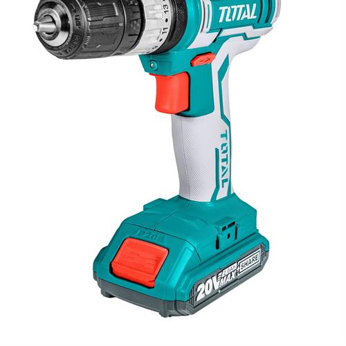 Trapano a Percussione 20V- 45 Nm con Batteria e 4 Punte 