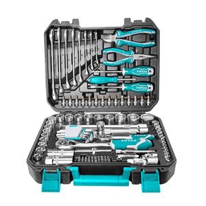 Set da 100 pezzi - Chiavi a bussola, Esagonali e Pinze