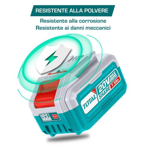 Batteria al Litio 20V - 7.5 Ah