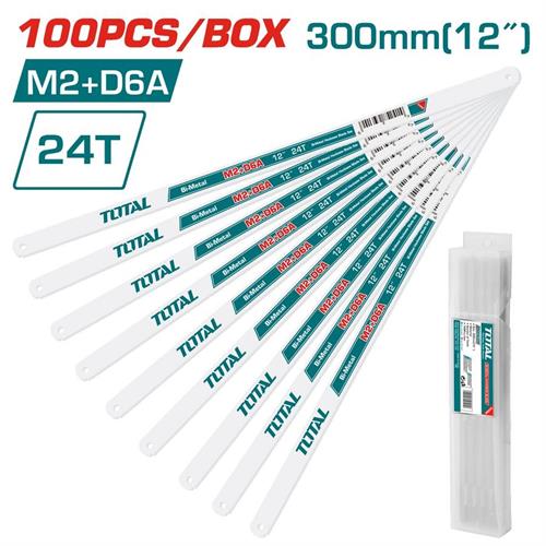 Set 100 Lame per Seghetto 24T - Bimetallica