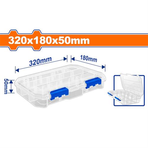 Organizer Trasparente L 13 scomparti - 320x180x50 mm