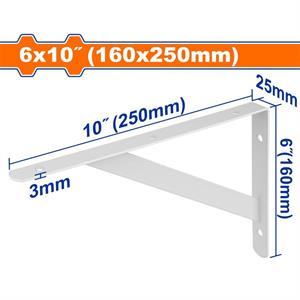 Supporti per Mensole Heavy Duty, 100 kgf, 25x16 cm