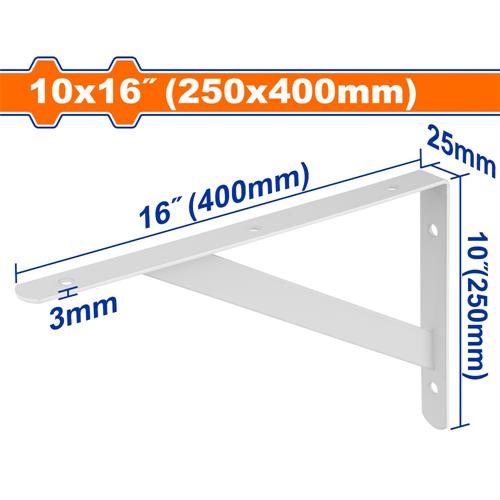 Supporti per Mensole Heavy Duty, 100 kgf, 40x25 cm