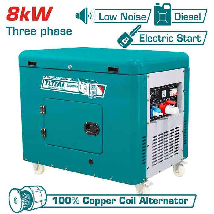 Generatore Diesel Silenzioso 8 Kw - Trifase