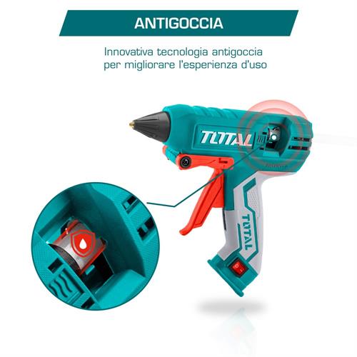 Pistola per Colla a Caldo 30W - Ø11.2mm, 8 Stick Inclusi