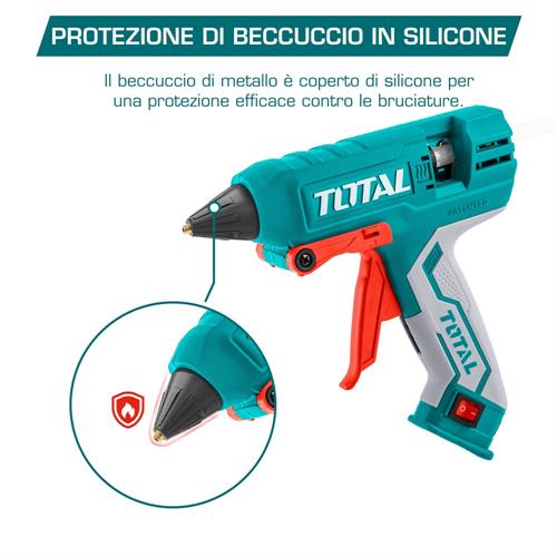 Pistola per Colla a Caldo 30W - Ø11.2mm, 8 Stick Inclusi