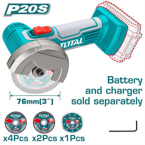 Mini Smerigliatrice Angolare 76mm - 20V - One Battery