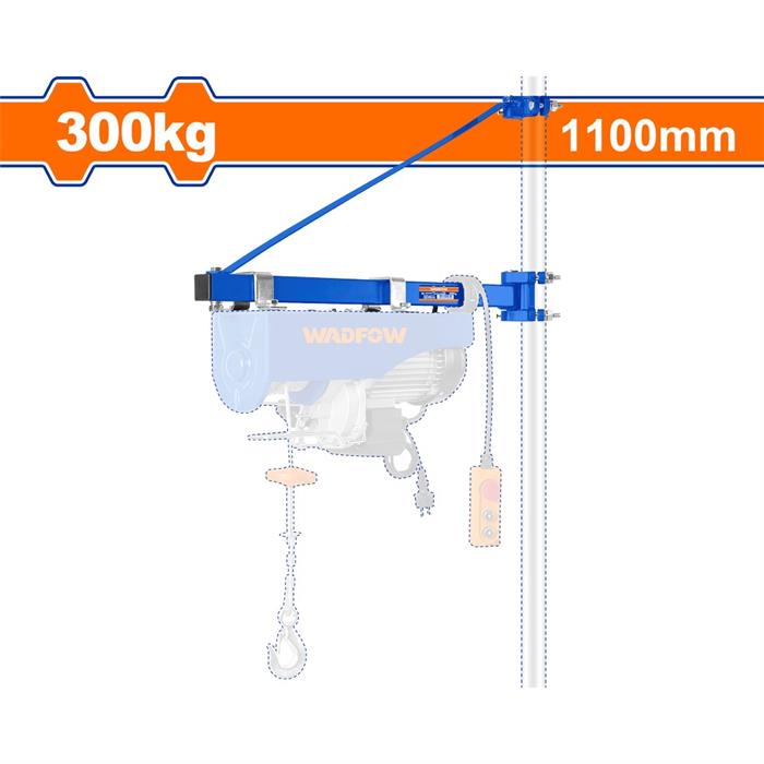 Telaio per Paranco Rotante, 300kg, Lunghezza 1100mm