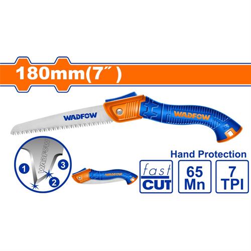 Sega Pieghevole 7 - Lama 180mm, 65Mn, Denti Tripli