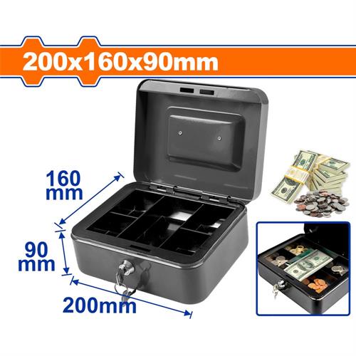 Cassettiera per Soldi con 5 Scomparti, 2.9L, Con Chiave