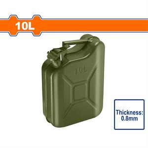 Jerrycan Verticale 10L - Acciaio, Sicurezza con Cotenente