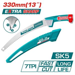 Segaccio curvo 330mm SK5 con denti temprati e custodia