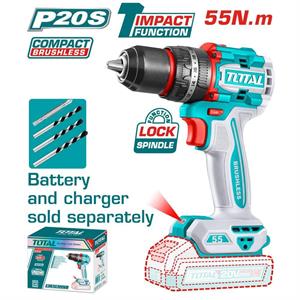 Trapano a percussione 20V senza batteria e caricabatterie - One Battery