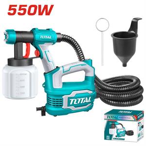 Pistola a spruzzo elettrica 550W – 800 ml – con accessori e scatola colorata