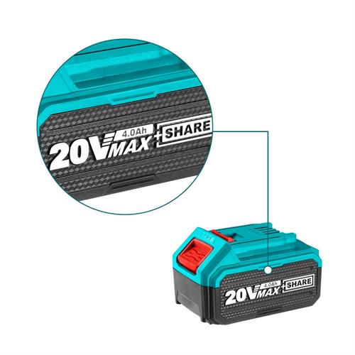 BATTERIA 20V 4,0AH LI-ION CON INDICATORE LED