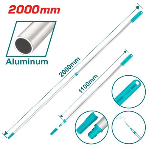 ASTA TELESCOPICA IN ALLUMINIO 110–200 CM A 2 SEZIONI