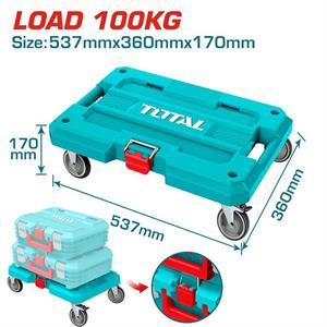 TAVOLA ROTANTE CON RUOTE 100KG PER CASSETTE PBXS