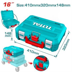 CASSETTA PORTAUTENSILI 16 IMPILABILE IN PLASTICA PP