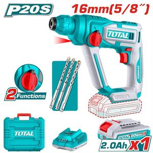 MARTELLO A BATTERIA 20V 1,5J CON 3 PUNTE E VALIGETTA