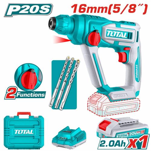 MARTELLO A BATTERIA 20V 1,5J CON 3 PUNTE E VALIGETTA