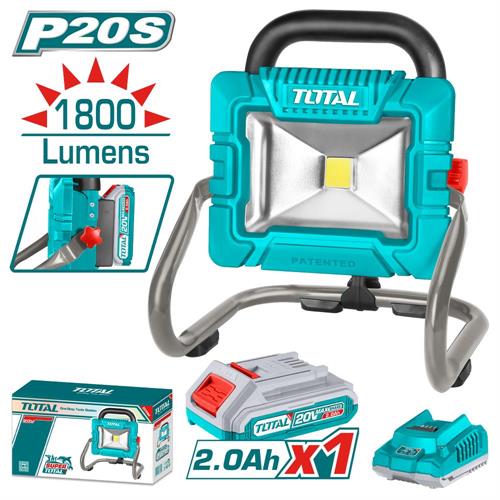LAMPADA PORTATILE 20V LED 1800 LM CON BATTERIA