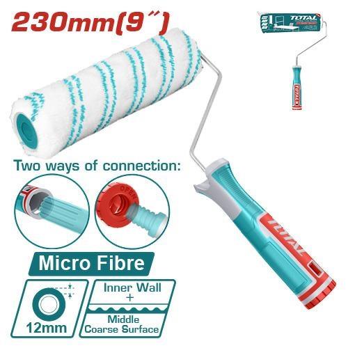 RULLO CILINDRICO MICROFIBRA 230MM PER INTERNI