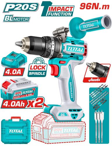 TRAPANO AVVITATORE A PERCUSSIONE BRUSHLESS 20V