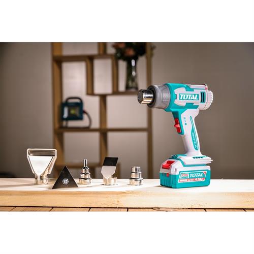 PISTOLA TERMICA 20V LCD 580°C