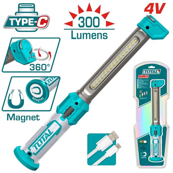 LAMPADA LED CON BASE MAGNETICA