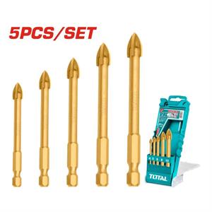 SET DI 5 PUNTE PER VETRO (4-10MM)