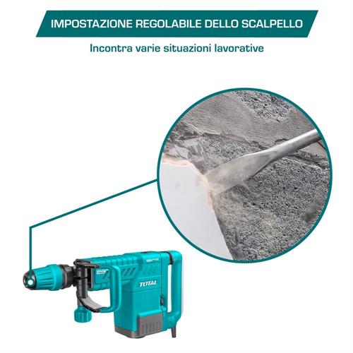 Martello Demolitore 1500W 25J - SDS Max