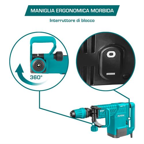 Martello Demolitore 1500W 25J - SDS Max